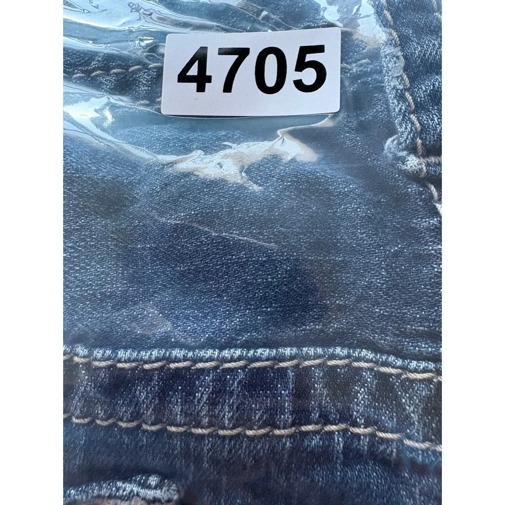 Silver Jeans Co. Gordie Jeans Mens 44x32 Blue Denim Faded Rugged Loose Straight